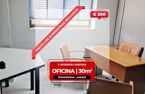 Alquiler de Oficina en Prosperidad Madrid