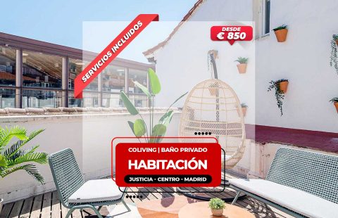 Habitación en Alquiler en el Centro de Madrid
